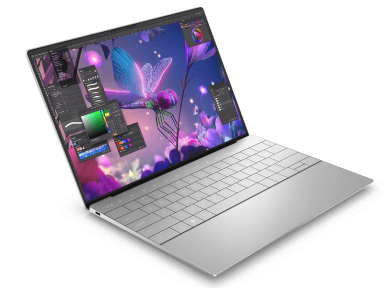 Dell XPS 13 Plus 9320 — front open view showing compact design