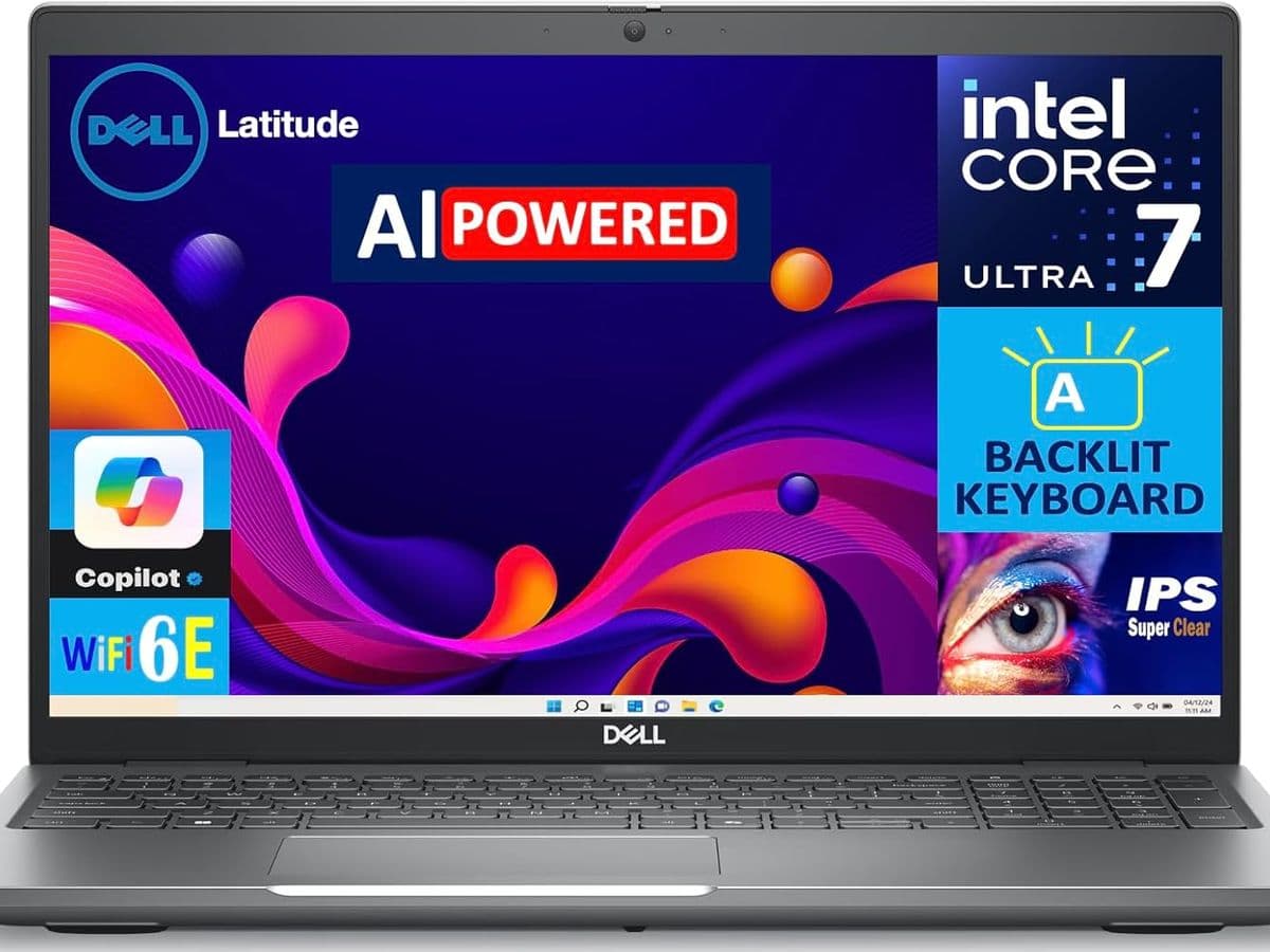 Dell Latitude 5550 — 15.6-inch business laptop, front view