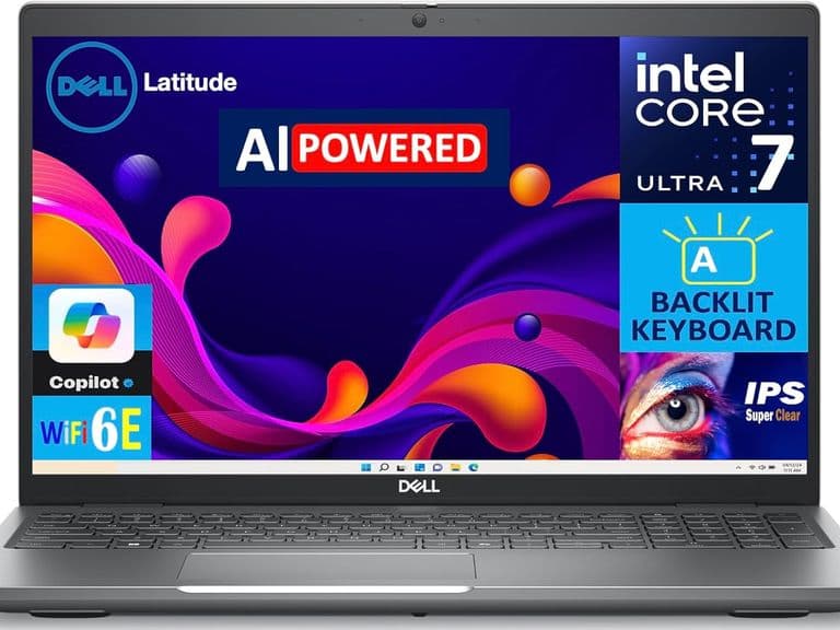Dell Latitude 5550 — 15.6-inch business laptop, front view